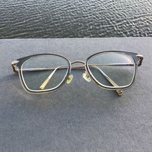 Longchamp Cateye Eyeglasses LO2635 Translucent Gray Full Frame with Case